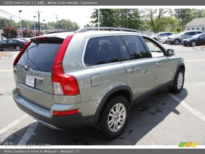 Willow Green Metallic / Sandstone 2008 Volvo XC90 3.2 AWD