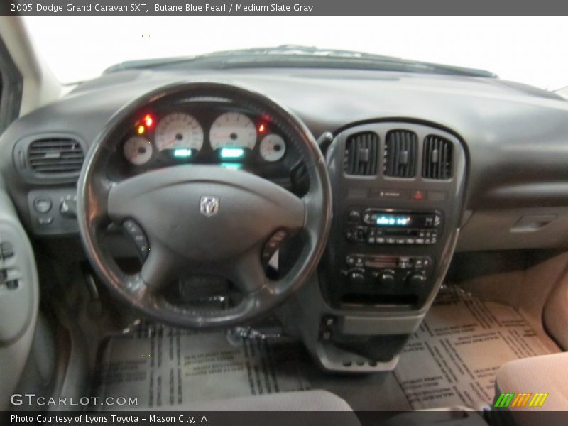Butane Blue Pearl / Medium Slate Gray 2005 Dodge Grand Caravan SXT