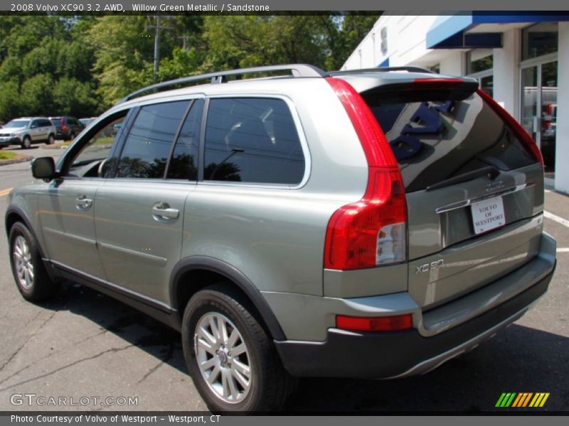 Willow Green Metallic / Sandstone 2008 Volvo XC90 3.2 AWD