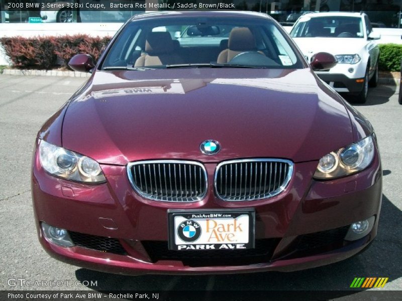 Barbera Red Metallic / Saddle Brown/Black 2008 BMW 3 Series 328xi Coupe