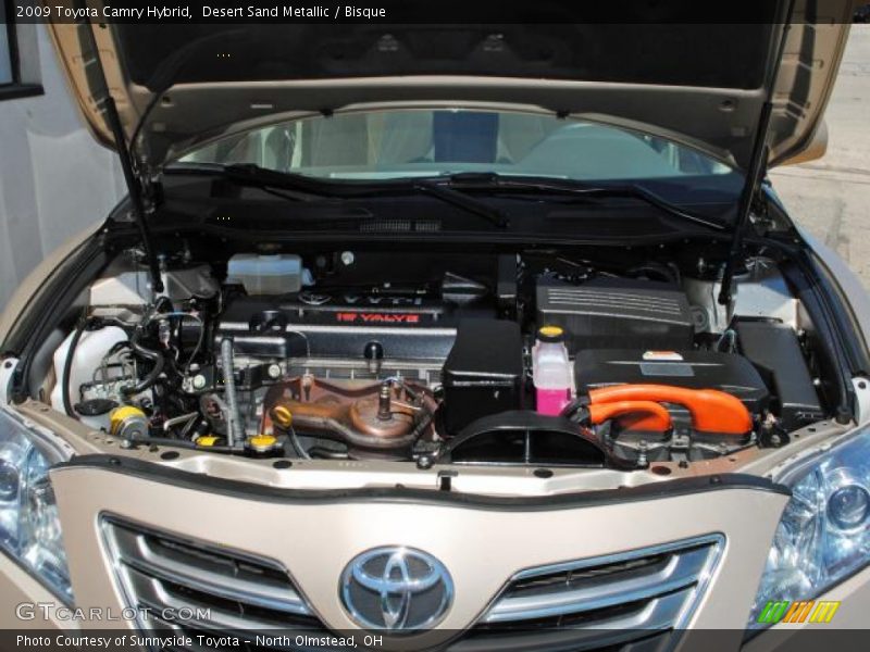 Desert Sand Metallic / Bisque 2009 Toyota Camry Hybrid