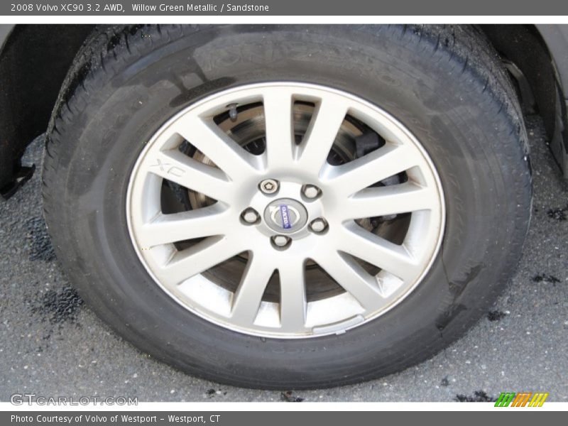 Willow Green Metallic / Sandstone 2008 Volvo XC90 3.2 AWD