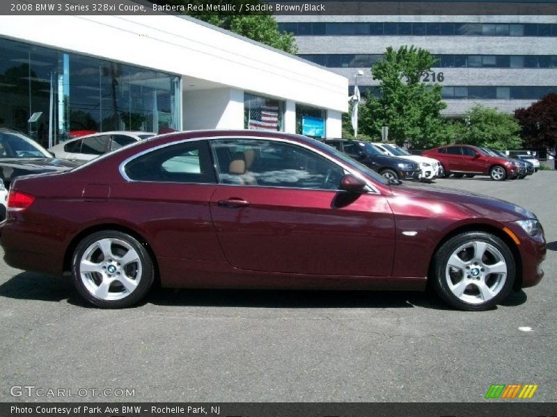 Barbera Red Metallic / Saddle Brown/Black 2008 BMW 3 Series 328xi Coupe