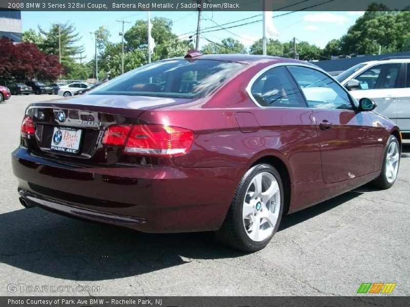 Barbera Red Metallic / Saddle Brown/Black 2008 BMW 3 Series 328xi Coupe