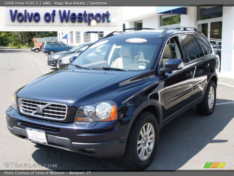 Magic Blue Metallic / Sandstone 2008 Volvo XC90 3.2 AWD