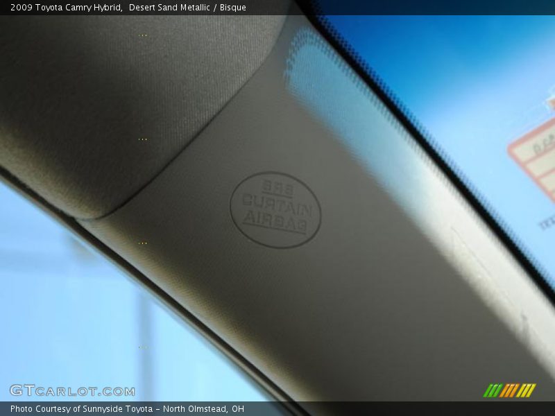 Desert Sand Metallic / Bisque 2009 Toyota Camry Hybrid