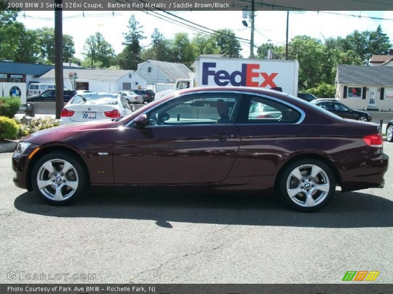 Barbera Red Metallic / Saddle Brown/Black 2008 BMW 3 Series 328xi Coupe