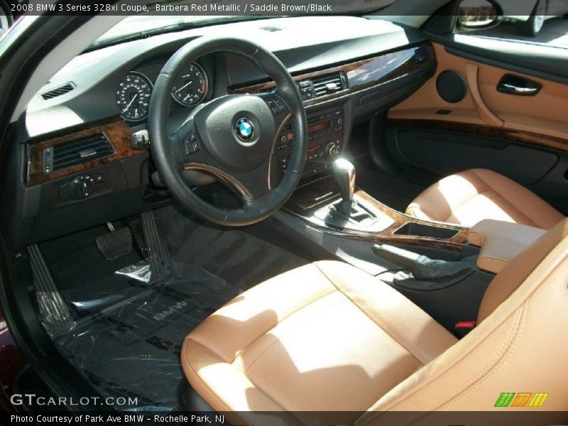 Barbera Red Metallic / Saddle Brown/Black 2008 BMW 3 Series 328xi Coupe
