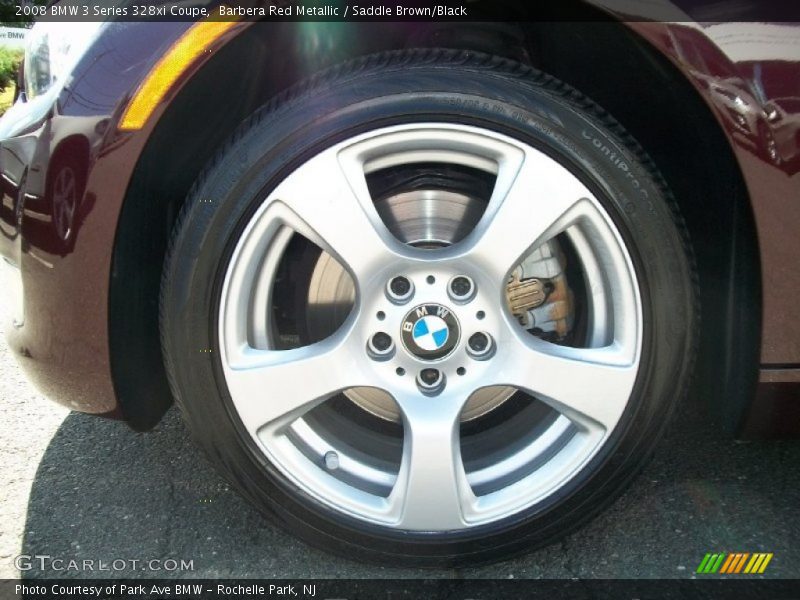 Barbera Red Metallic / Saddle Brown/Black 2008 BMW 3 Series 328xi Coupe