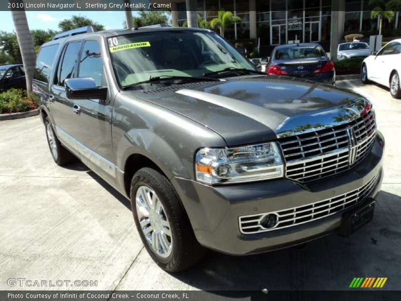 Sterling Grey Metallic / Camel 2010 Lincoln Navigator L