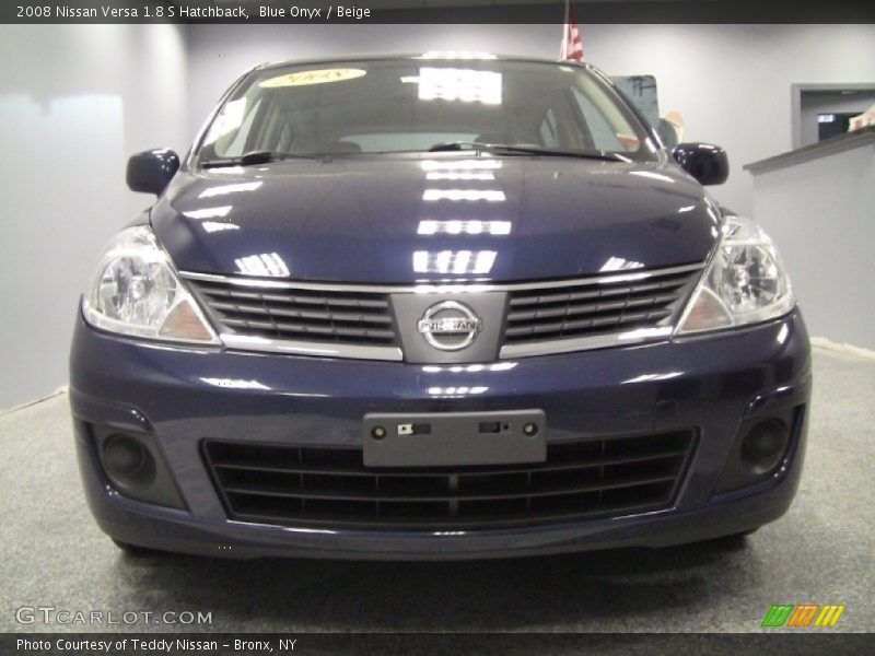 Blue Onyx / Beige 2008 Nissan Versa 1.8 S Hatchback