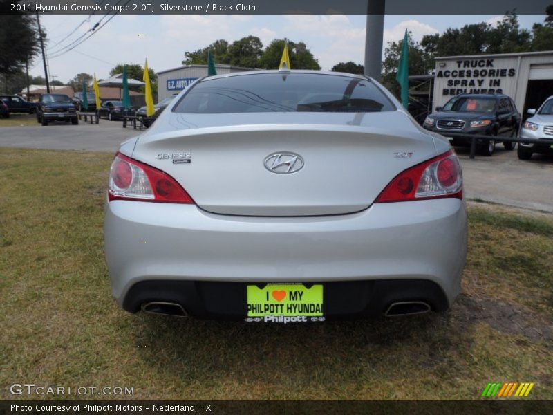 Silverstone / Black Cloth 2011 Hyundai Genesis Coupe 2.0T