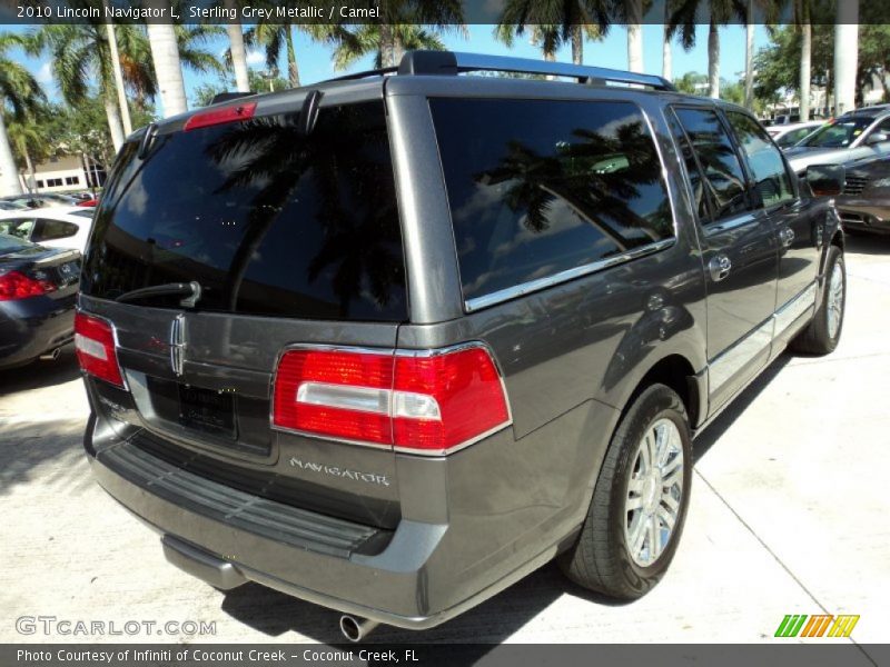 Sterling Grey Metallic / Camel 2010 Lincoln Navigator L