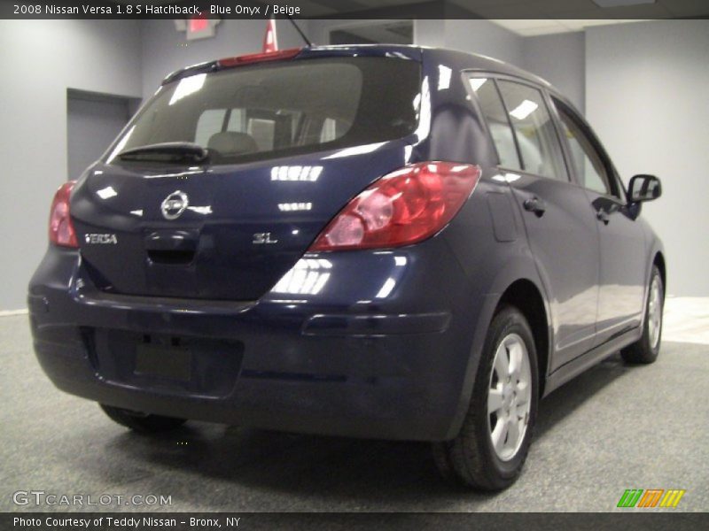 Blue Onyx / Beige 2008 Nissan Versa 1.8 S Hatchback
