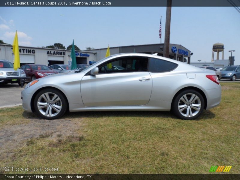 Silverstone / Black Cloth 2011 Hyundai Genesis Coupe 2.0T