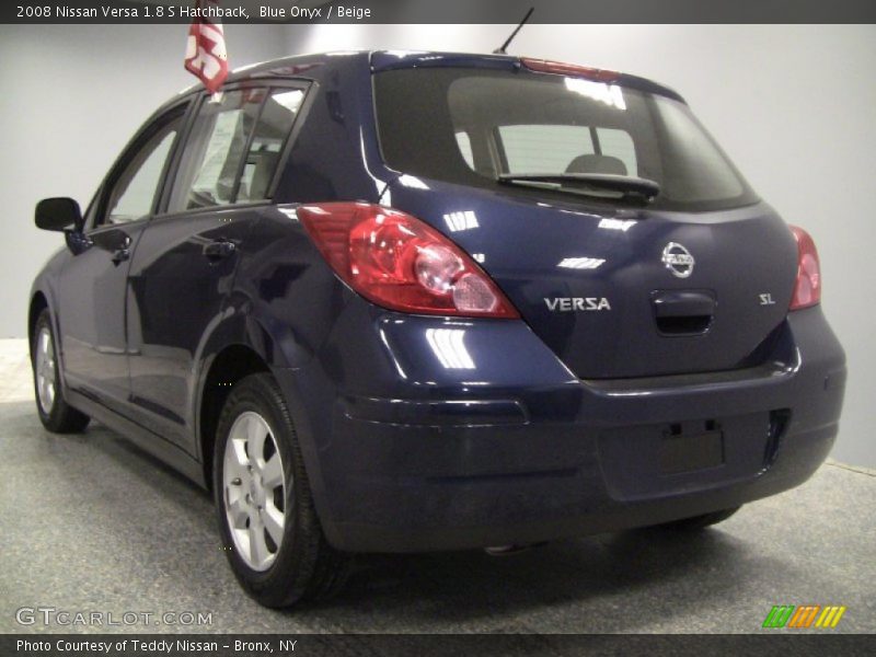 Blue Onyx / Beige 2008 Nissan Versa 1.8 S Hatchback