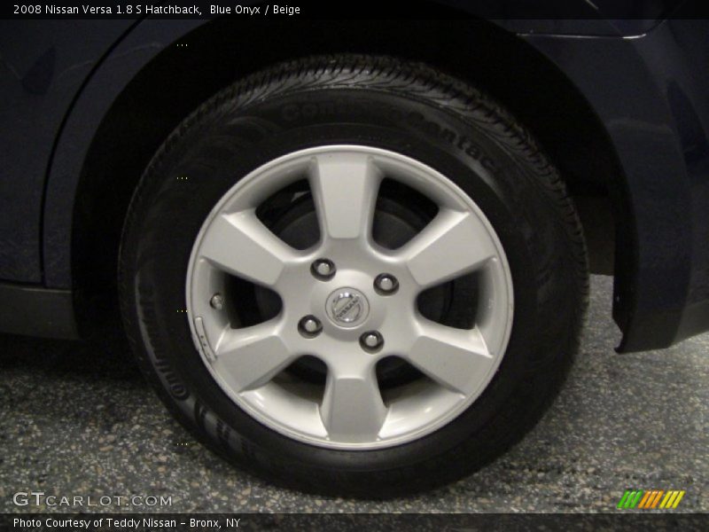 Blue Onyx / Beige 2008 Nissan Versa 1.8 S Hatchback