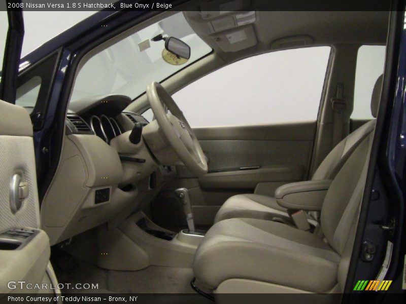 Blue Onyx / Beige 2008 Nissan Versa 1.8 S Hatchback