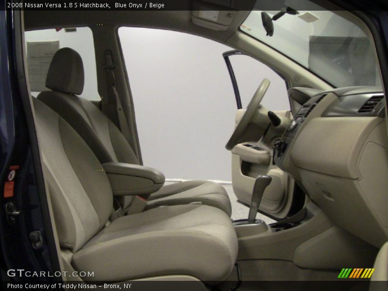 Blue Onyx / Beige 2008 Nissan Versa 1.8 S Hatchback
