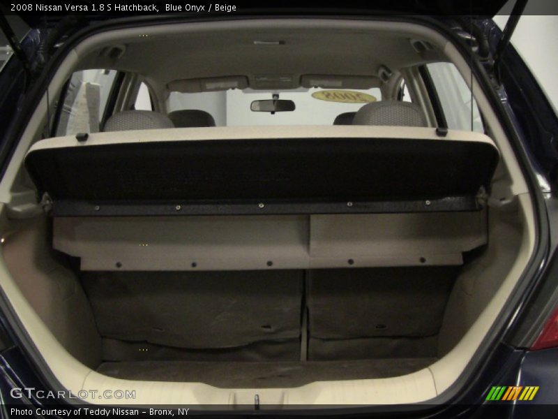 Blue Onyx / Beige 2008 Nissan Versa 1.8 S Hatchback