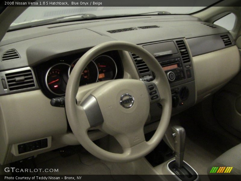 Blue Onyx / Beige 2008 Nissan Versa 1.8 S Hatchback
