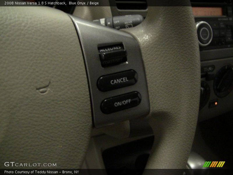 Blue Onyx / Beige 2008 Nissan Versa 1.8 S Hatchback