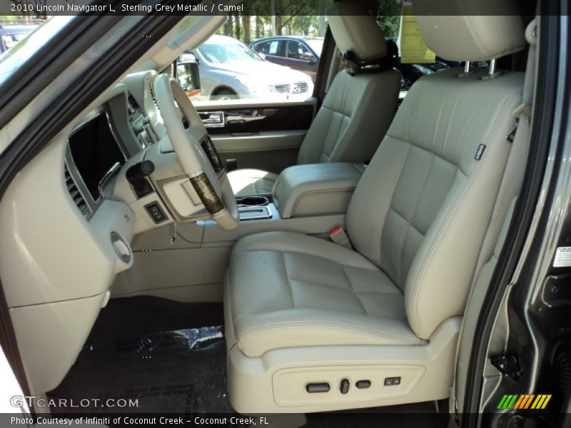 Sterling Grey Metallic / Camel 2010 Lincoln Navigator L