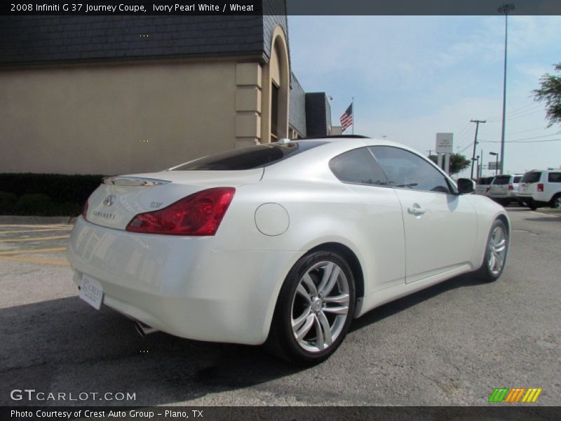  2008 G 37 Journey Coupe Ivory Pearl White