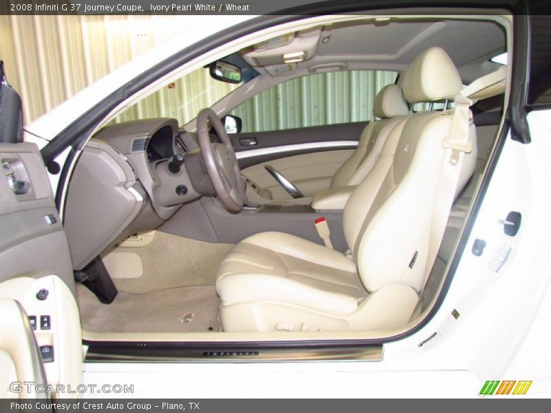  2008 G 37 Journey Coupe Wheat Interior