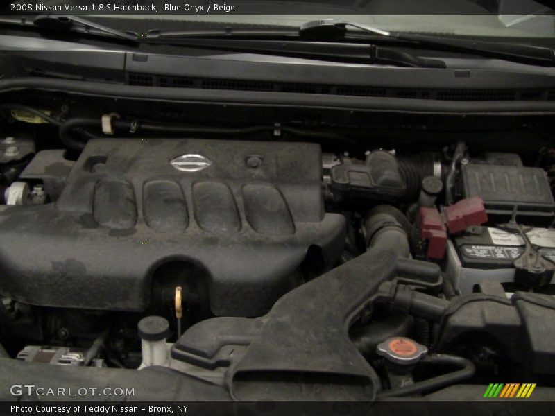 Blue Onyx / Beige 2008 Nissan Versa 1.8 S Hatchback