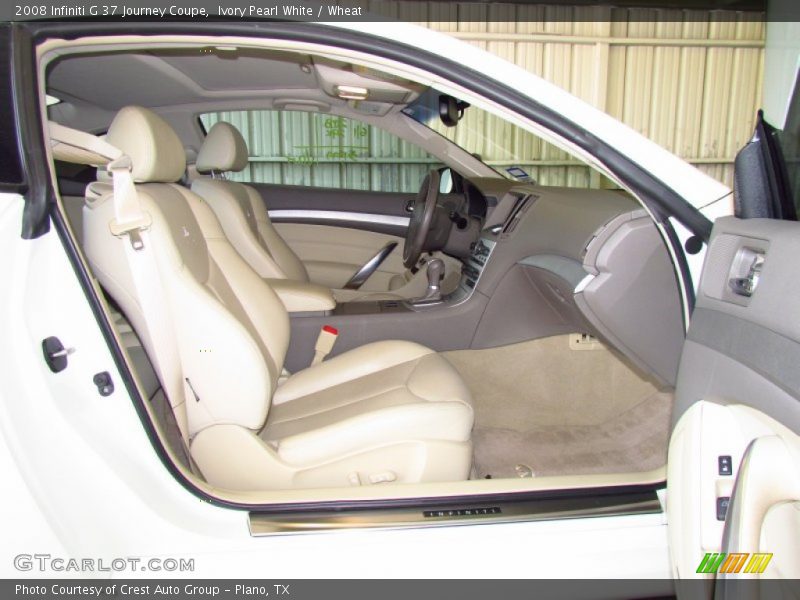  2008 G 37 Journey Coupe Wheat Interior