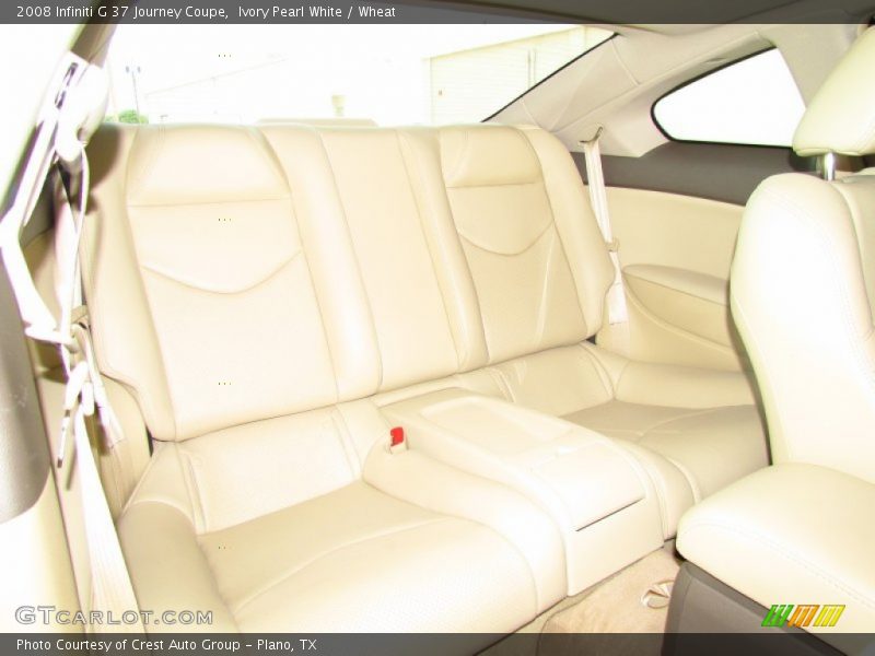  2008 G 37 Journey Coupe Wheat Interior