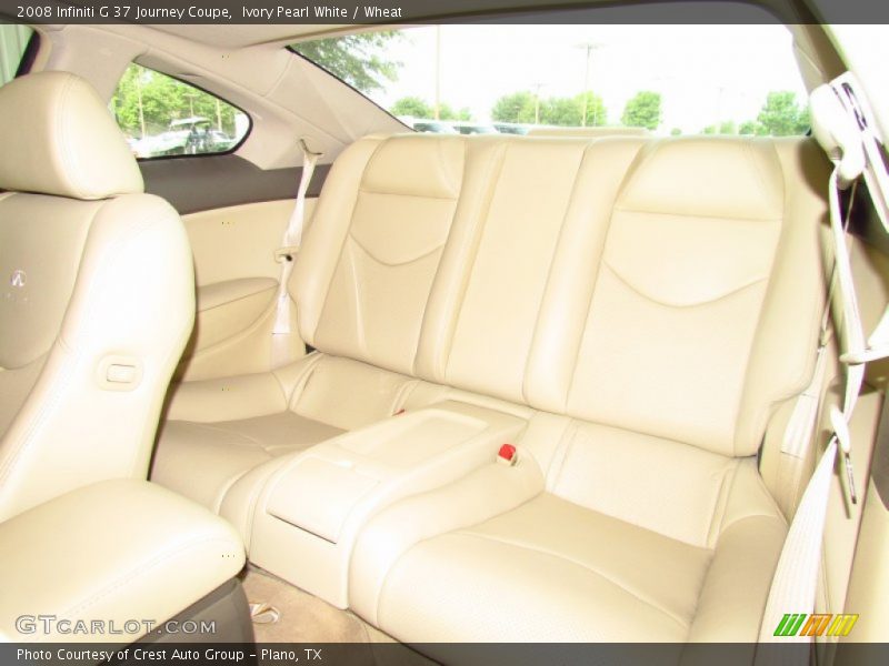 Ivory Pearl White / Wheat 2008 Infiniti G 37 Journey Coupe