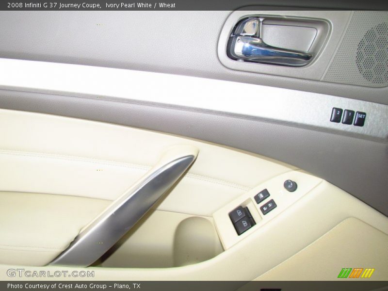 Ivory Pearl White / Wheat 2008 Infiniti G 37 Journey Coupe
