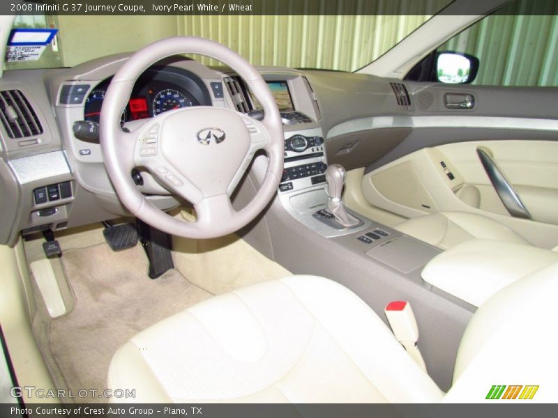 Dashboard of 2008 G 37 Journey Coupe