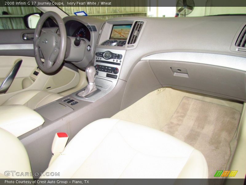 Ivory Pearl White / Wheat 2008 Infiniti G 37 Journey Coupe