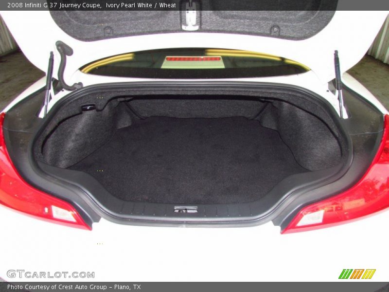  2008 G 37 Journey Coupe Trunk