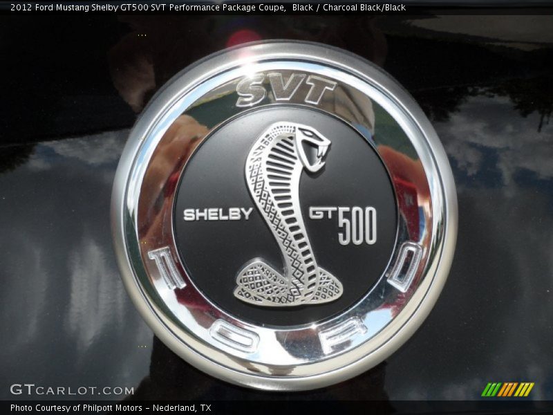  2012 Mustang Shelby GT500 SVT Performance Package Coupe Logo