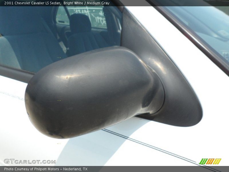 Bright White / Medium Gray 2001 Chevrolet Cavalier LS Sedan