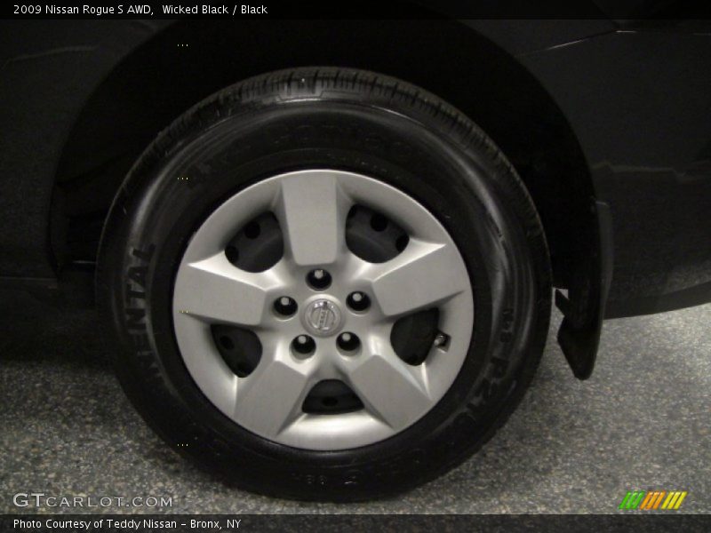 Wicked Black / Black 2009 Nissan Rogue S AWD
