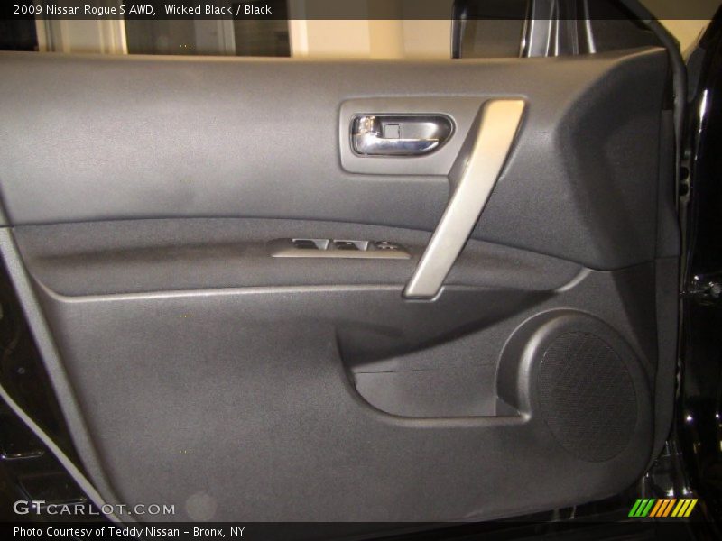 Wicked Black / Black 2009 Nissan Rogue S AWD