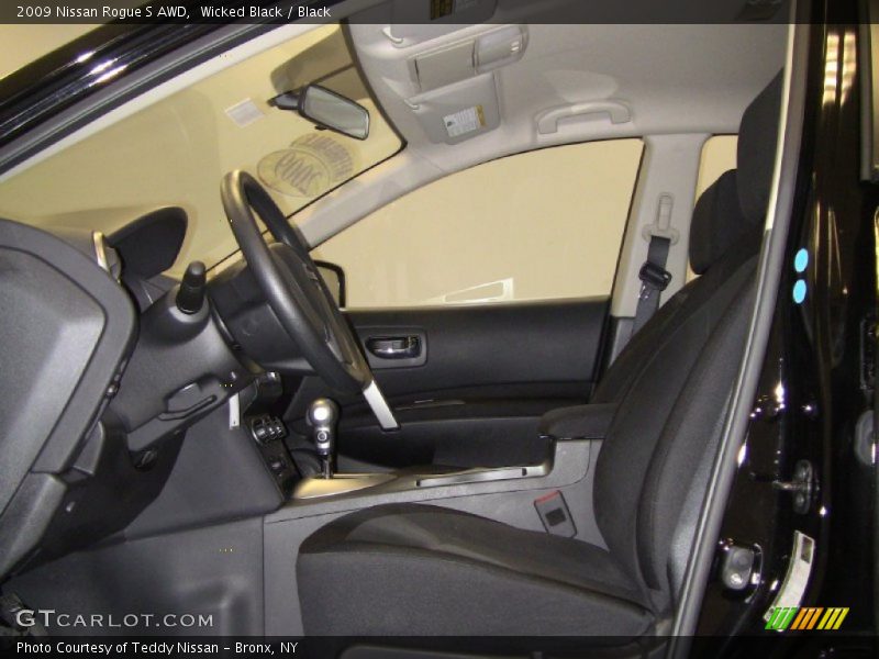 Wicked Black / Black 2009 Nissan Rogue S AWD