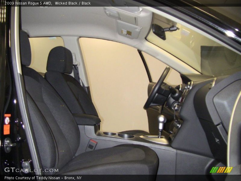 Wicked Black / Black 2009 Nissan Rogue S AWD