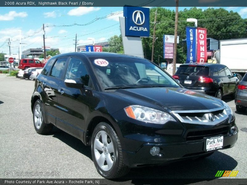 Nighthawk Black Pearl / Ebony 2008 Acura RDX