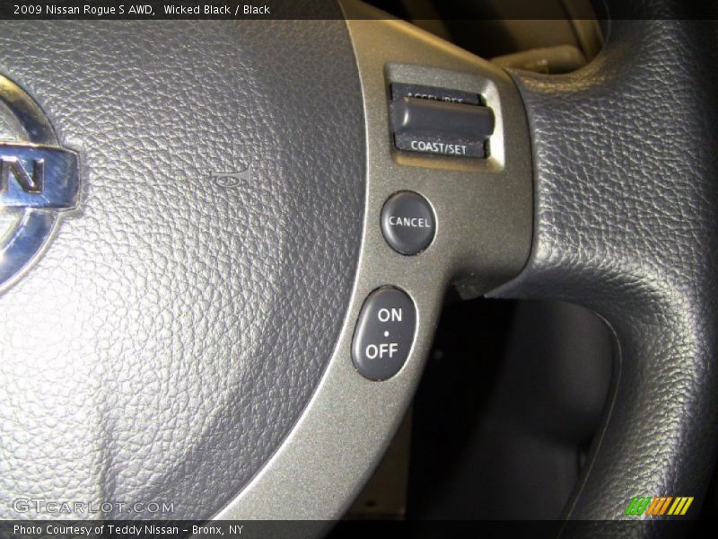 Wicked Black / Black 2009 Nissan Rogue S AWD