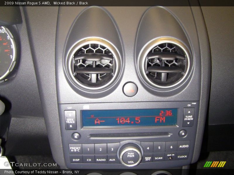 Wicked Black / Black 2009 Nissan Rogue S AWD