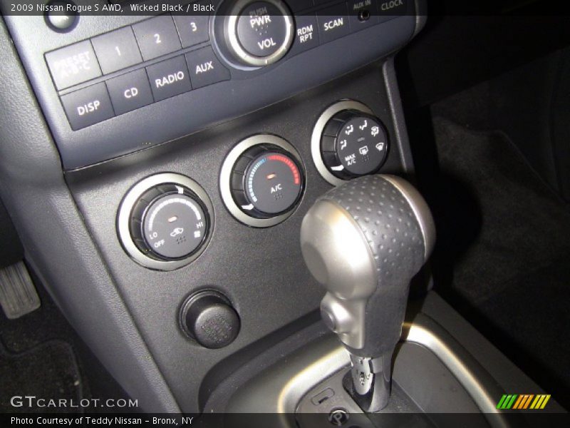 Wicked Black / Black 2009 Nissan Rogue S AWD