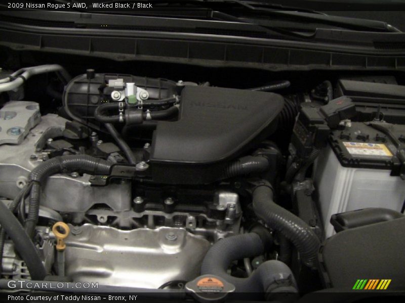 Wicked Black / Black 2009 Nissan Rogue S AWD