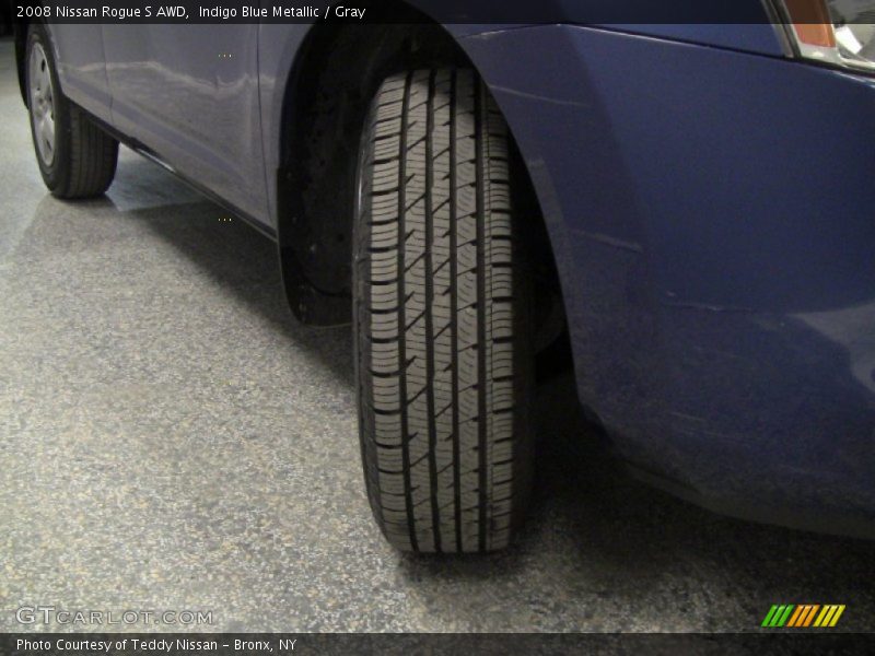 Indigo Blue Metallic / Gray 2008 Nissan Rogue S AWD