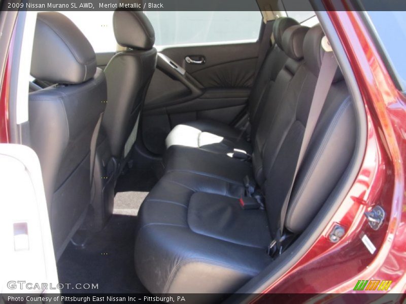 Merlot Metallic / Black 2009 Nissan Murano SL AWD